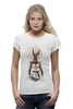 Заказать женскую футболку в Москве. Футболка базовая crusader rabbit от soyak - готовые дизайны и нанесение принтов.