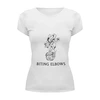 Заказать женскую футболку в Москве. Футболка базовая Biting Elbows от YellowCloverShop - готовые дизайны и нанесение принтов.