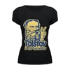 Заказать женскую футболку в Москве. Футболка базовая Толстой мой Кориш! от coolmag - готовые дизайны и нанесение принтов.