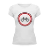 Заказать женскую футболку в Москве. Футболка базовая Велосипед от Vinli.shop  - готовые дизайны и нанесение принтов.