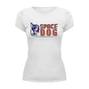Заказать женскую футболку в Москве. Футболка базовая Space Dog от Leichenwagen - готовые дизайны и нанесение принтов.