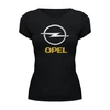 Заказать женскую футболку в Москве. Футболка базовая OPEL  от DESIGNER   - готовые дизайны и нанесение принтов.