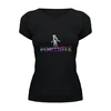 Заказать женскую футболку в Москве. Футболка базовая Marshmello Fortnite от THE_NISE  - готовые дизайны и нанесение принтов.