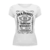 Заказать женскую футболку в Москве. Футболка базовая ☆Jack Daniel’s☆ от balden - готовые дизайны и нанесение принтов.