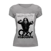 Заказать женскую футболку в Москве. Футболка базовая Ozzy Osbourne от Leichenwagen - готовые дизайны и нанесение принтов.