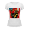Заказать женскую футболку в Москве. Футболка базовая Basquiat от Just kidding - готовые дизайны и нанесение принтов.