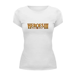 Заказать женскую футболку в Москве. Футболка базовая Heroes 3 от THE_NISE  - готовые дизайны и нанесение принтов.