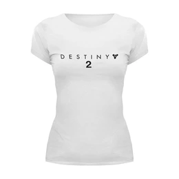 Заказать женскую футболку в Москве. Футболка базовая Destiny от THE_NISE  - готовые дизайны и нанесение принтов.