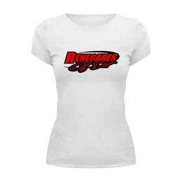 Заказать женскую футболку в Москве. Футболка базовая Renegades от THE_NISE  - готовые дизайны и нанесение принтов.