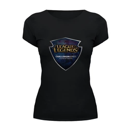 Заказать женскую футболку в Москве. Футболка базовая League of Legends от THE_NISE  - готовые дизайны и нанесение принтов.