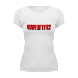 Заказать женскую футболку в Москве. Футболка базовая Resident Evil от THE_NISE  - готовые дизайны и нанесение принтов.