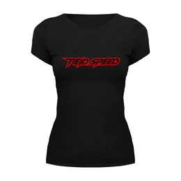 Заказать женскую футболку в Москве. Футболка базовая Need for Speed от THE_NISE  - готовые дизайны и нанесение принтов.