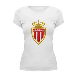 Заказать женскую футболку в Москве. Футболка базовая AS Monaco от THE_NISE  - готовые дизайны и нанесение принтов.