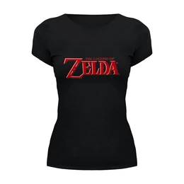 Заказать женскую футболку в Москве. Футболка базовая The Legend Of Zelda от BURNSHIRTS - готовые дизайны и нанесение принтов.