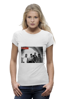 Заказать женскую футболку в Москве. Футболка базовая Depeche Mode от Fedor - готовые дизайны и нанесение принтов.