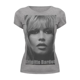 Заказать женскую футболку в Москве. Футболка базовая Brigitte Bardot от KinoArt - готовые дизайны и нанесение принтов.