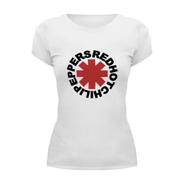 Заказать женскую футболку в Москве. Футболка базовая Red Hot Chili Peppers от BURNSHIRTS - готовые дизайны и нанесение принтов.