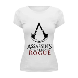 Заказать женскую футболку в Москве. Футболка базовая Assassin’s Creed от weeert - готовые дизайны и нанесение принтов.