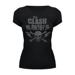 Заказать женскую футболку в Москве. Футболка базовая The Clash от geekbox - готовые дизайны и нанесение принтов.