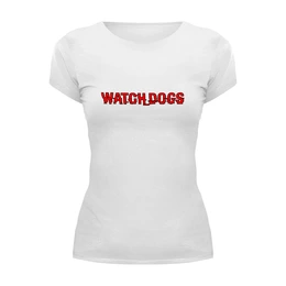 Заказать женскую футболку в Москве. Футболка базовая Watch Dogs Legion от THE_NISE  - готовые дизайны и нанесение принтов.