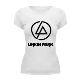 Заказать женскую футболку в Москве. Футболка базовая Linkin Park от walek - готовые дизайны и нанесение принтов.