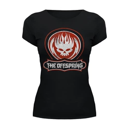 Заказать женскую футболку в Москве. Футболка базовая The Offspring от geekbox - готовые дизайны и нанесение принтов.