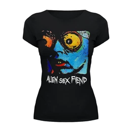 Заказать женскую футболку в Москве. Футболка базовая Alien Sex Fiend / Acid Bath от OEX design - готовые дизайны и нанесение принтов.