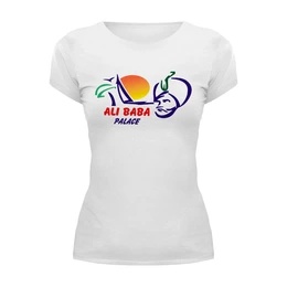 Заказать женскую футболку в Москве. Футболка базовая ALI BABA от balden - готовые дизайны и нанесение принтов.