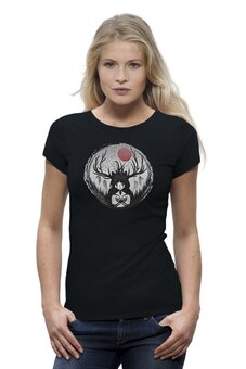 Заказать женскую футболку в Москве. Футболка базовая Forest Witch от oneredfoxstore@gmail.com - готовые дизайны и нанесение принтов.