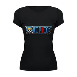 Заказать женскую футболку в Москве. Футболка базовая One Piece от Y L - готовые дизайны и нанесение принтов.
