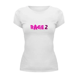 Заказать женскую футболку в Москве. Футболка базовая  Rage 2 от THE_NISE  - готовые дизайны и нанесение принтов.