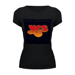 Заказать женскую футболку в Москве. Футболка базовая Группа Yes от Fedor - готовые дизайны и нанесение принтов.