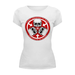 Заказать женскую футболку в Москве. Футболка базовая 30 Seconds to Mars от geekbox - готовые дизайны и нанесение принтов.