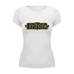 Заказать женскую футболку в Москве. Футболка базовая League of Legends от THE_NISE  - готовые дизайны и нанесение принтов.