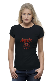 Заказать женскую футболку в Москве. Футболка базовая Anthrax от Fedor - готовые дизайны и нанесение принтов.