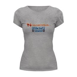 Заказать женскую футболку в Москве. Футболка базовая Neverwinter Nights от THE_NISE  - готовые дизайны и нанесение принтов.