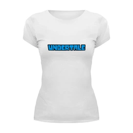 Заказать женскую футболку в Москве. Футболка базовая Undertale от THE_NISE  - готовые дизайны и нанесение принтов.