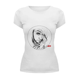 Заказать женскую футболку в Москве. Футболка базовая "Star Eyes Collection" Zarina от Octopuslabel - готовые дизайны и нанесение принтов.