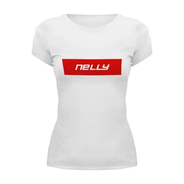 Заказать женскую футболку в Москве. Футболка базовая Nelly от THE_NISE  - готовые дизайны и нанесение принтов.