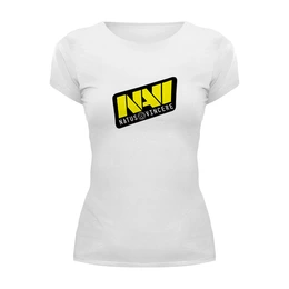 Заказать женскую футболку в Москве. Футболка базовая Natus Vincere от THE_NISE  - готовые дизайны и нанесение принтов.