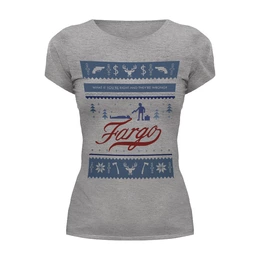 Заказать женскую футболку в Москве. Футболка базовая Fargo (Фарго) от coolmag - готовые дизайны и нанесение принтов.
