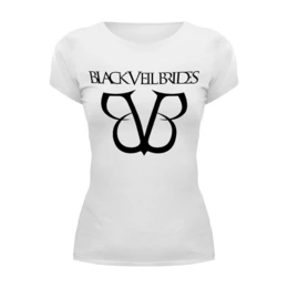 Заказать женскую футболку в Москве. Футболка базовая Black Veil Brides от geekbox - готовые дизайны и нанесение принтов.