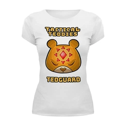 Заказать женскую футболку в Москве. Футболка базовая ✪Tactical Teddies✪ от balden - готовые дизайны и нанесение принтов.