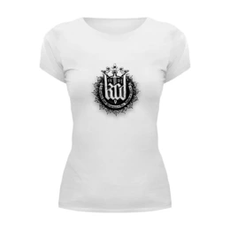 Заказать женскую футболку в Москве. Футболка базовая Kingdom Come Deliverance от THE_NISE  - готовые дизайны и нанесение принтов.