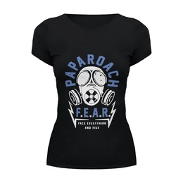 Заказать женскую футболку в Москве. Футболка базовая Papa Roach от inPrintio - готовые дизайны и нанесение принтов.
