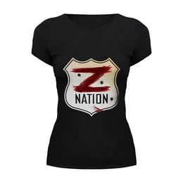 Заказать женскую футболку в Москве. Футболка базовая Z Nation от kenny - готовые дизайны и нанесение принтов.