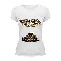 Заказать женскую футболку в Москве. Футболка базовая Black Eyed Peas от Fedor - готовые дизайны и нанесение принтов.