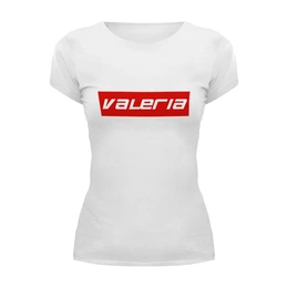 Заказать женскую футболку в Москве. Футболка базовая Valeria от THE_NISE  - готовые дизайны и нанесение принтов.