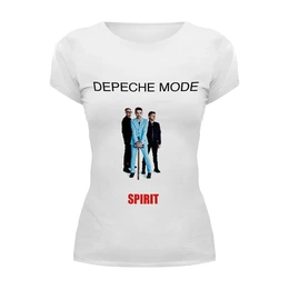 Заказать женскую футболку в Москве. Футболка базовая Depeche Mode 2017 от Fedor - готовые дизайны и нанесение принтов.