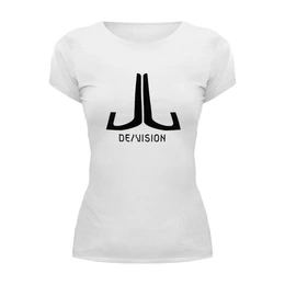 Заказать женскую футболку в Москве. Футболка базовая Devision logo от Black Pimpf - готовые дизайны и нанесение принтов.